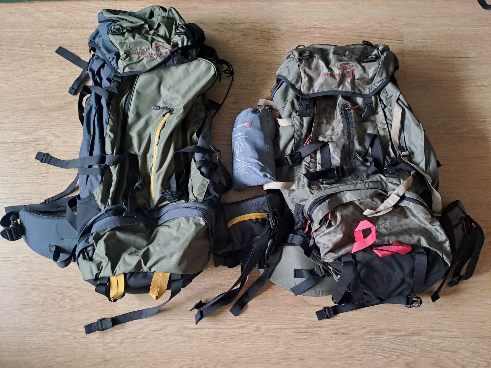 Twee grote trekking backpacks, Ophalen, Gebruikt, Rugzak