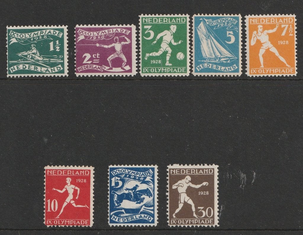 212/219 1928 Olympiade Amsterdam MNH, Ophalen of Verzenden, T/m 1940, Postfris