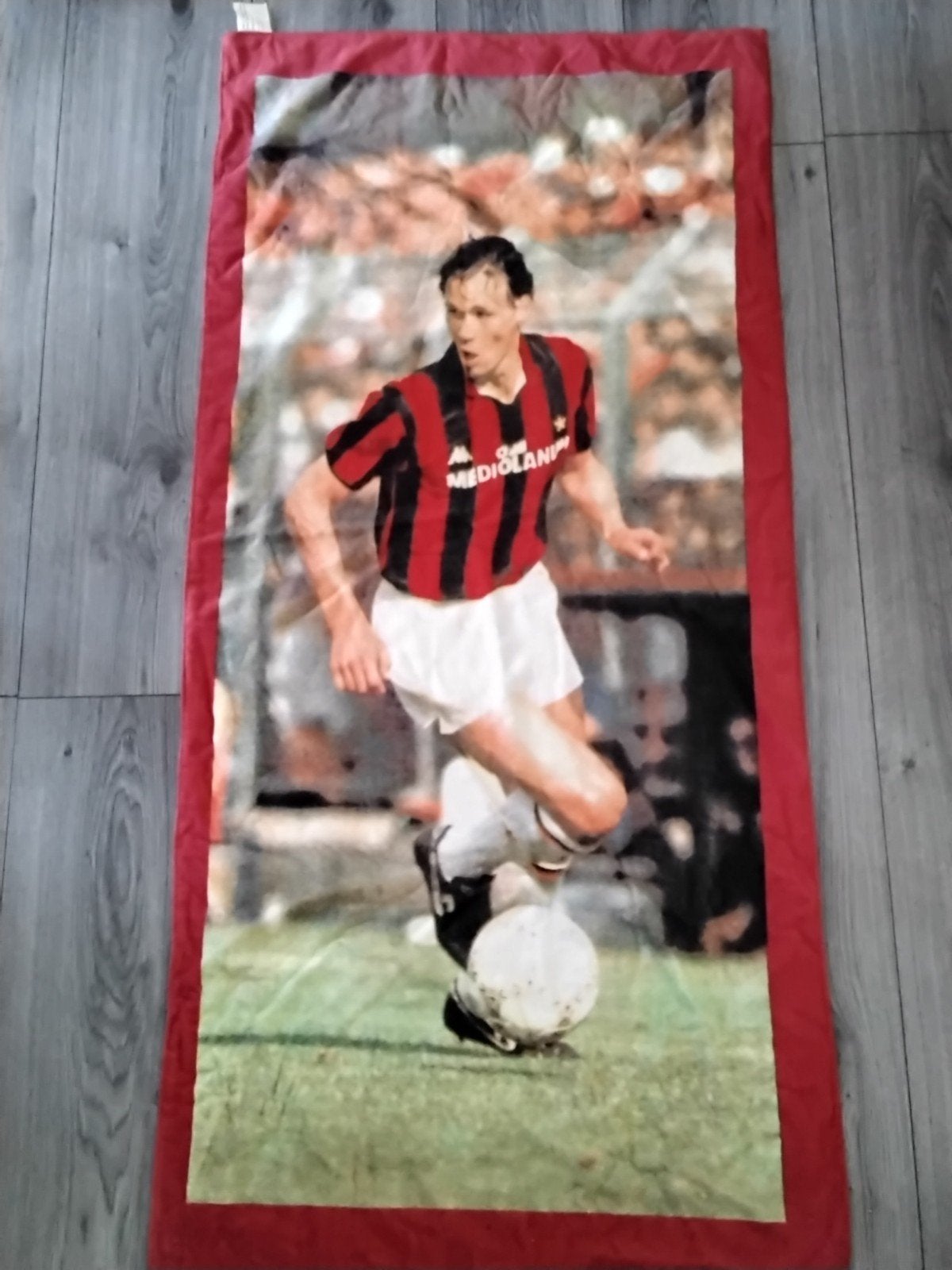 oude handdoek ac milan Marco van basten, Ophalen of Verzenden, Buitenlandse clubs