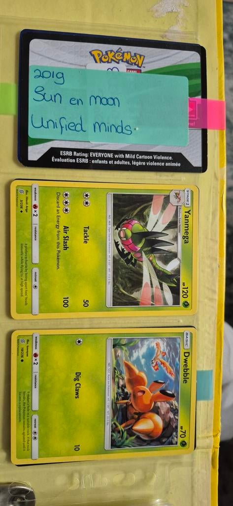 Pokémon 2019 Sun & Moon Unified Minds Kaarten, Verzenden