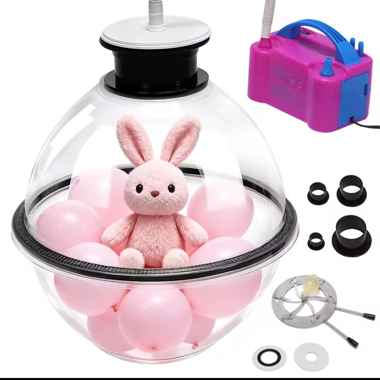 Ballon vulmachine/ ballon stuffer machine incl accessoires, Ophalen of Verzenden, Nieuw, Versiering, Overige