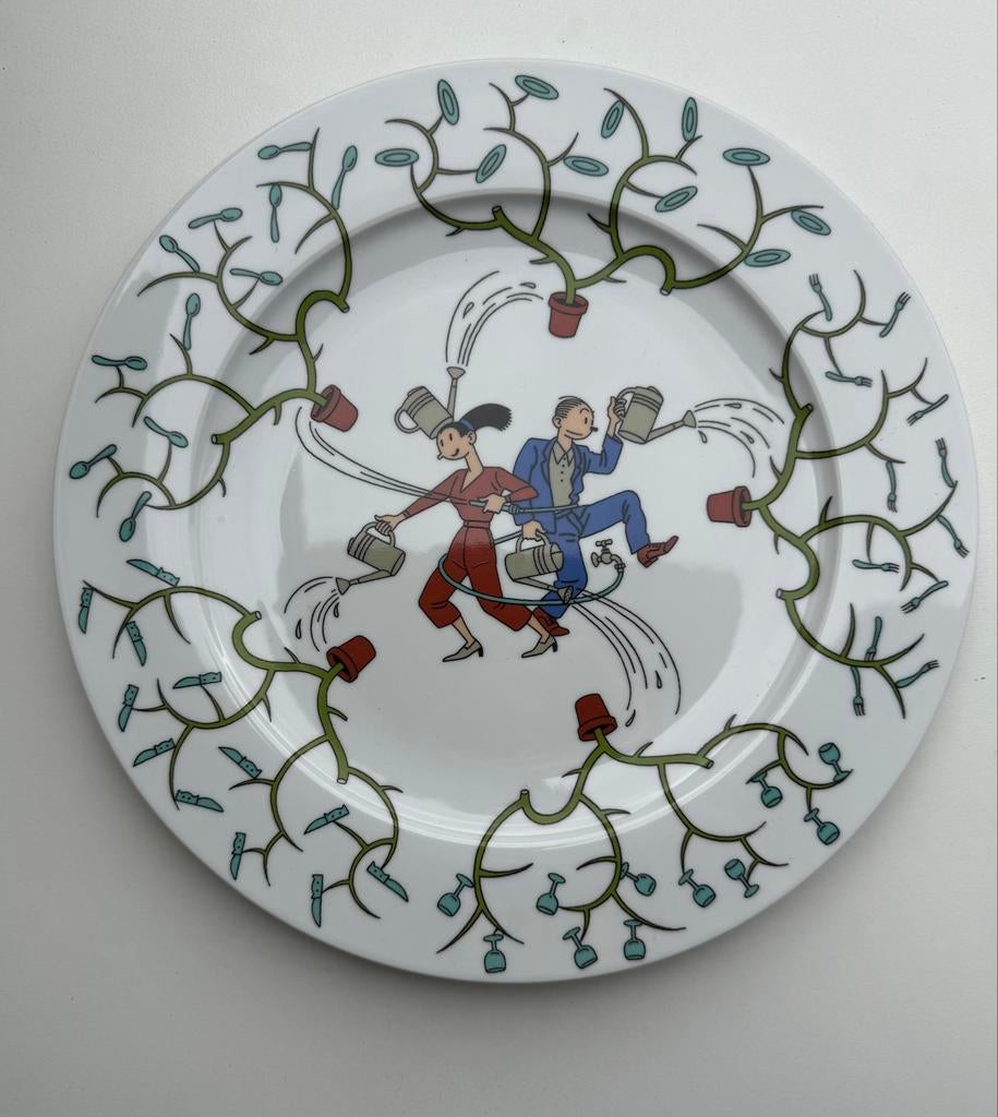 2 Joost Swarte sierborden  (Randstad 2001), Antiek en Kunst, Ophalen of Verzenden