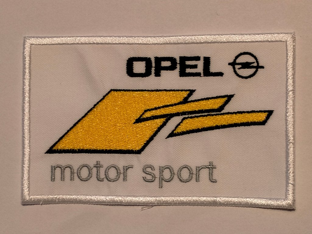 Opel Motor Sport vintage logo kleding embleem patch auto, Verzamelen, Ophalen of Verzenden, Nieuw, Auto's