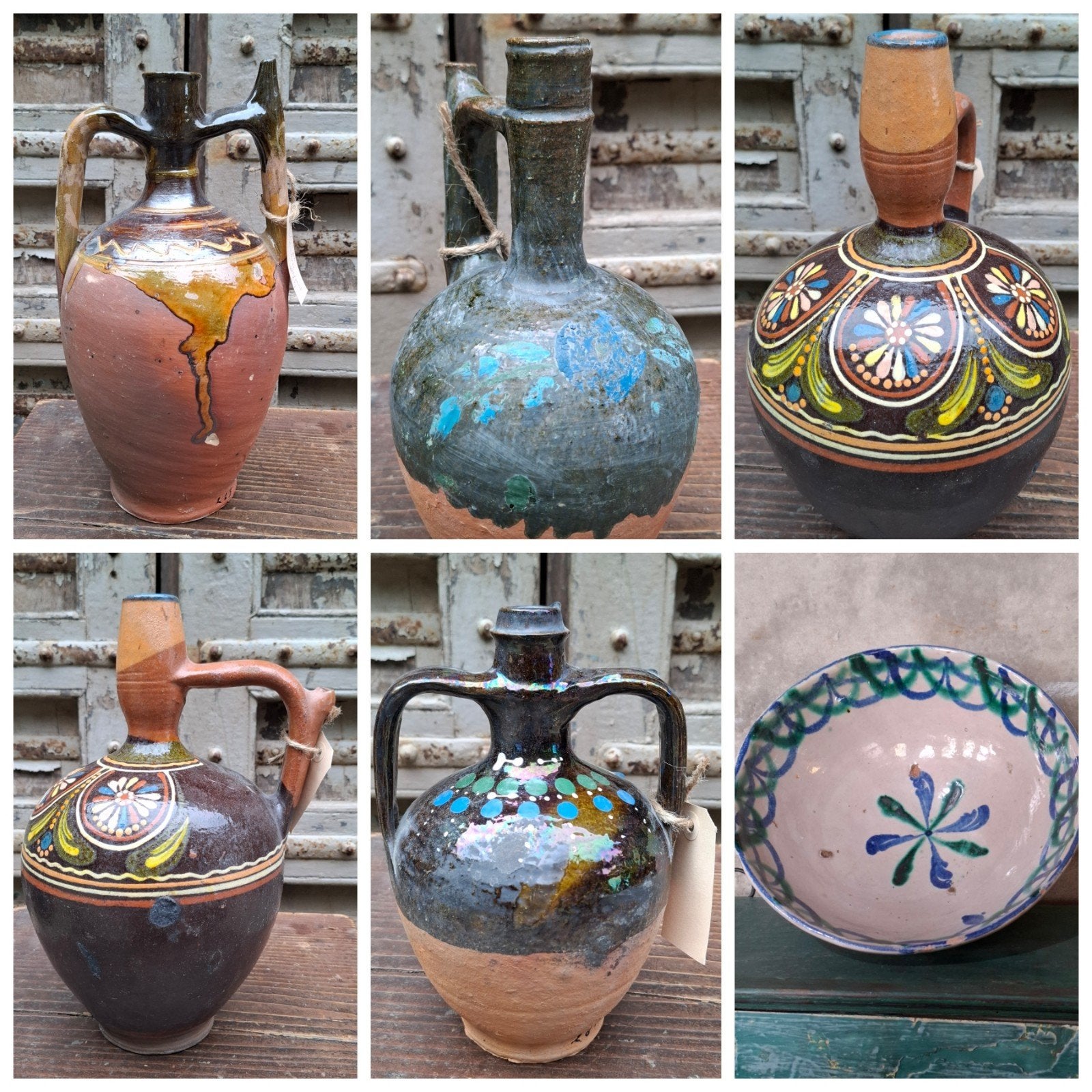 Oude antiek kruik keramiek griekse lebrillo bowl schaal, Ophalen of Verzenden