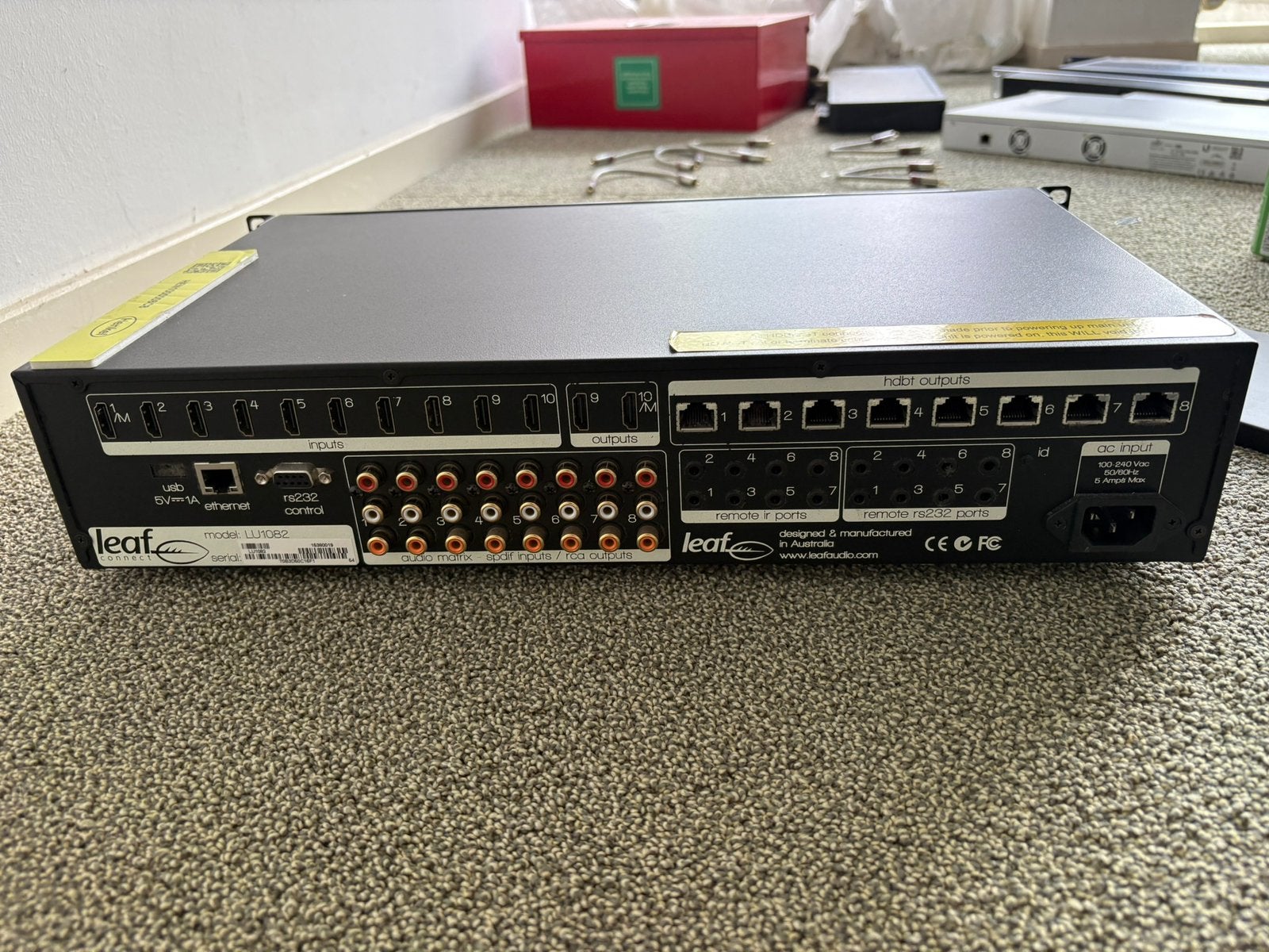 Leaf connect matix switch (control4 4K ultra HD), Ophalen, Zo goed als nieuw, Video