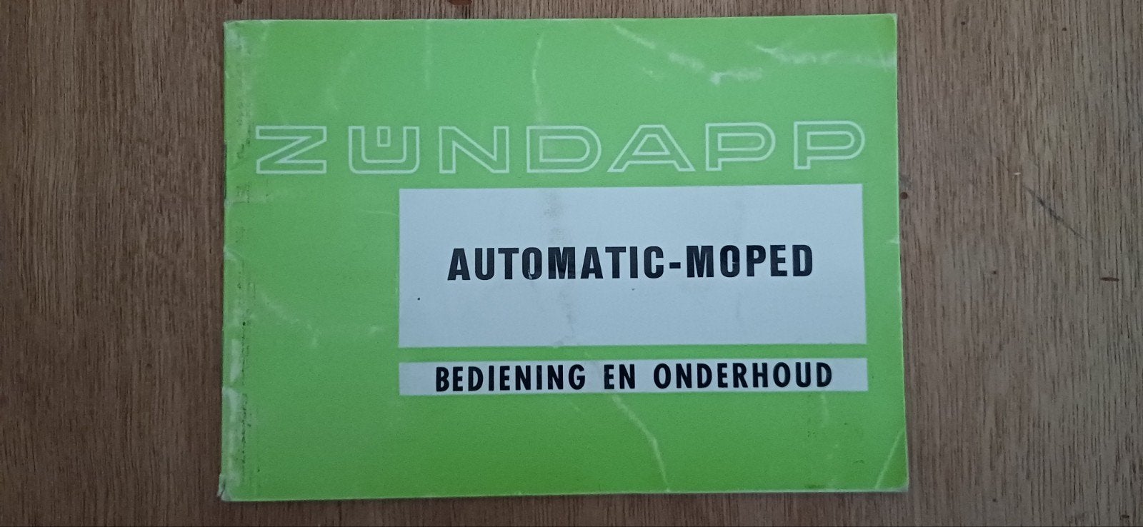 Zundapp automatic-moped bediening en onderhoud, Fietsen en Brommers, Handleidingen en Instructieboekjes, Ophalen of Verzenden