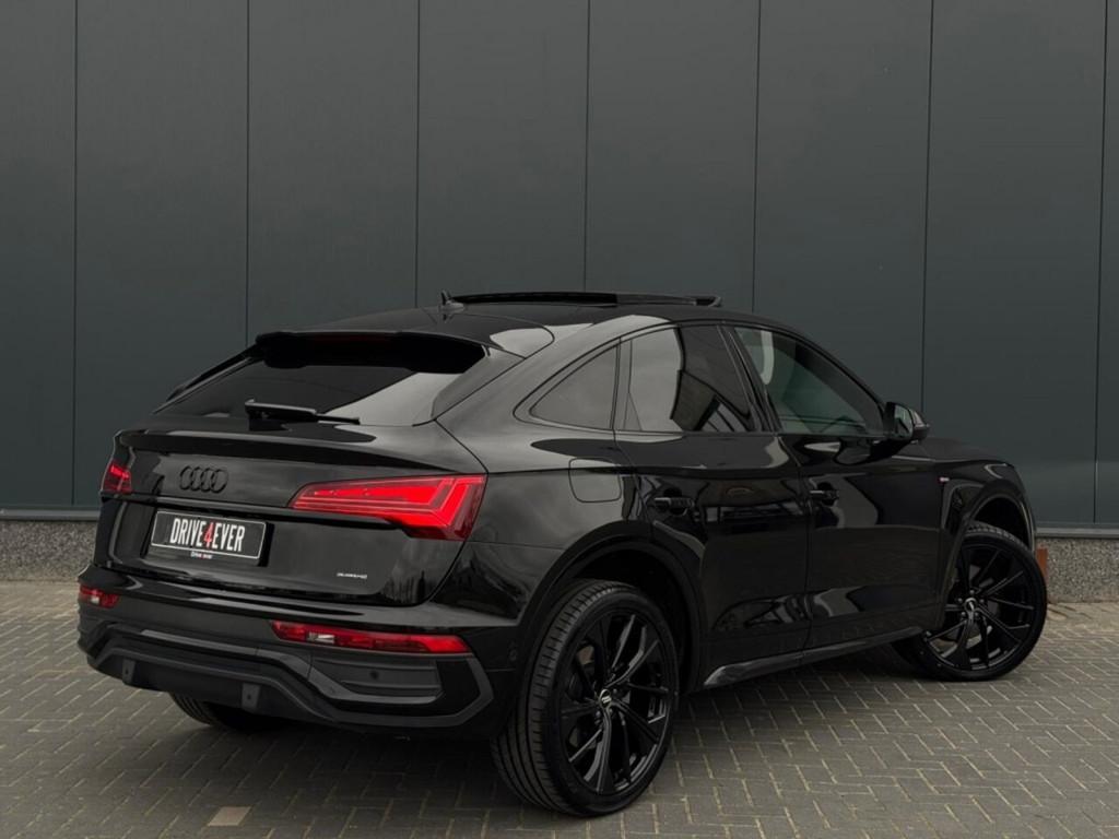 Audi Q5 Sportback 55 TFSI e | 3x S Line | Pano | 360 | Matri, Auto's, Audi, Automaat, Gebruikt, Zwart, 4 cilinders