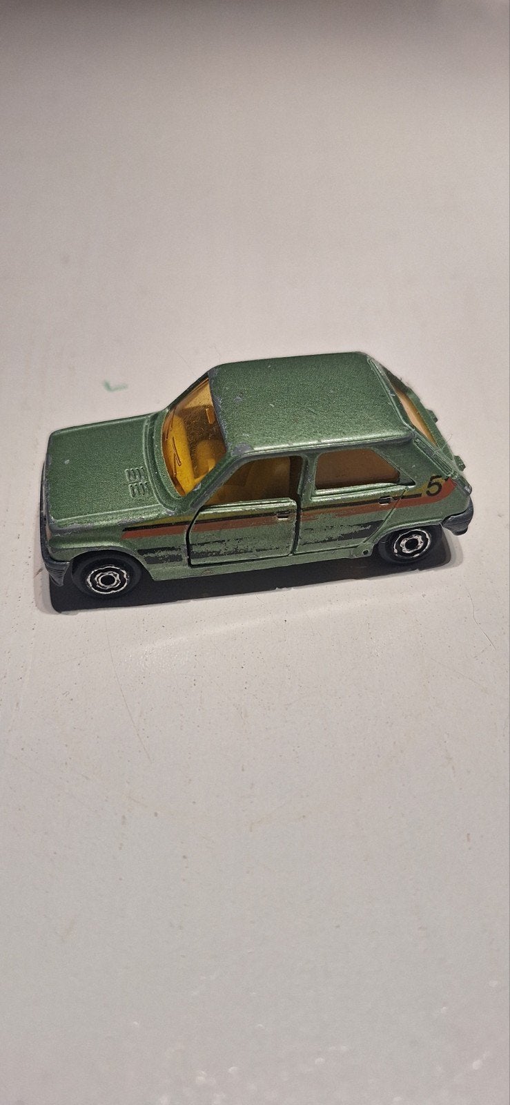 Majorette Renault 5 - Groen Die-cast Modelauto, Ophalen of Verzenden, Gebruikt, Auto