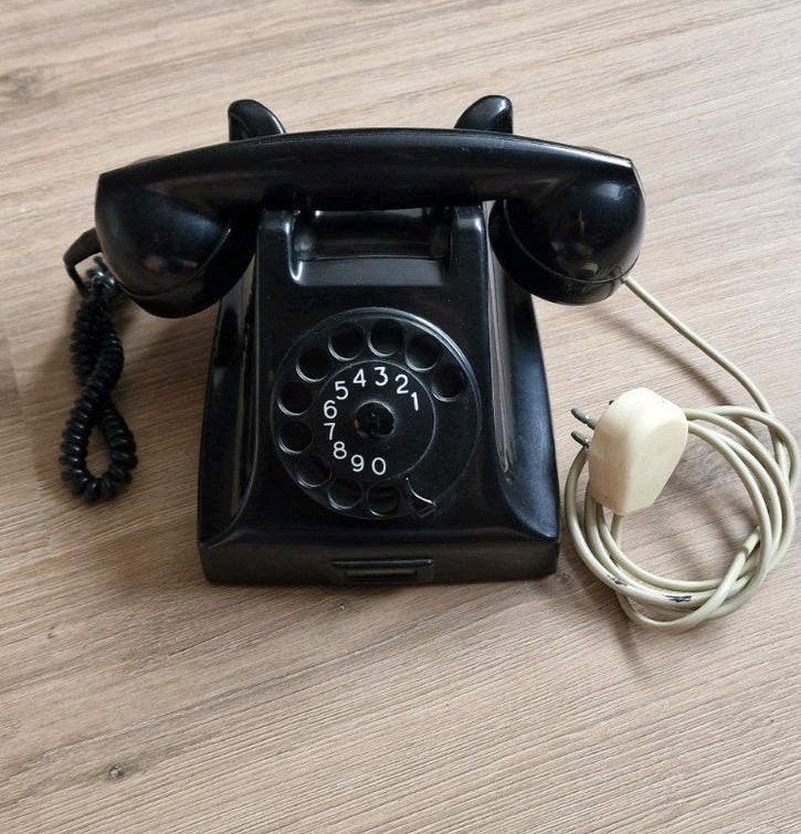 Vintage PTT Bakelieten Telefoon met Draaischijf, Telecommunicatie, Vaste telefoons | Niet Draadloos, Ophalen of Verzenden, Gebruikt
