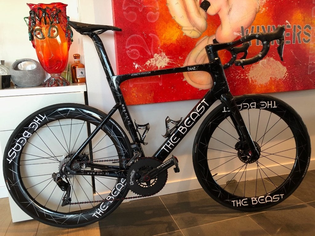RACEFIETS - DURA ACE Di2 - CUSTOM PAINTING, 28 inch, Carbon, Heren, Zo goed als nieuw