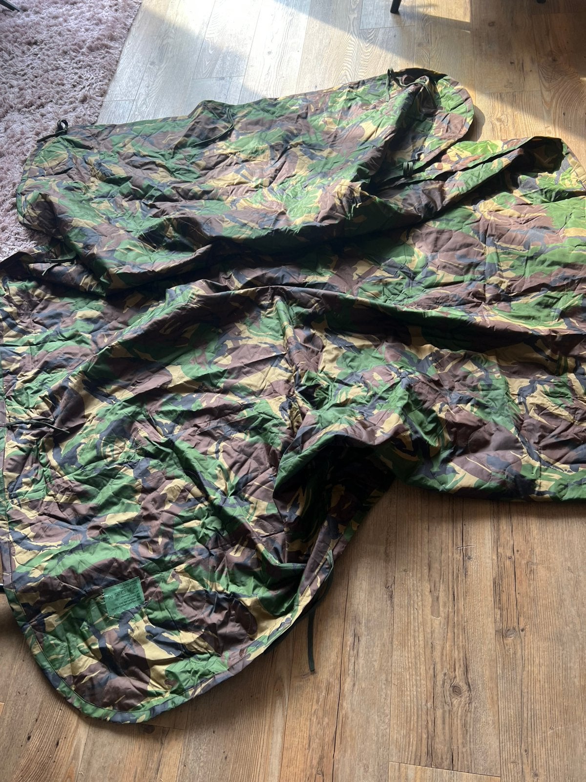 Originele KL Poncholiner Woodland Camouflage, Ophalen of Verzenden, Landmacht, Nederland