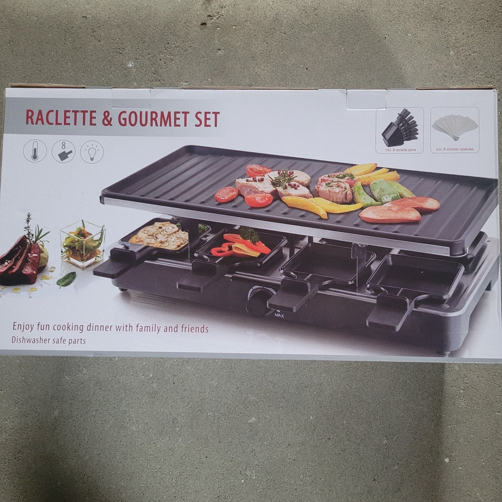 gourmetten set, Witgoed en Apparatuur, Ophalen, 4 t/m 7 personen