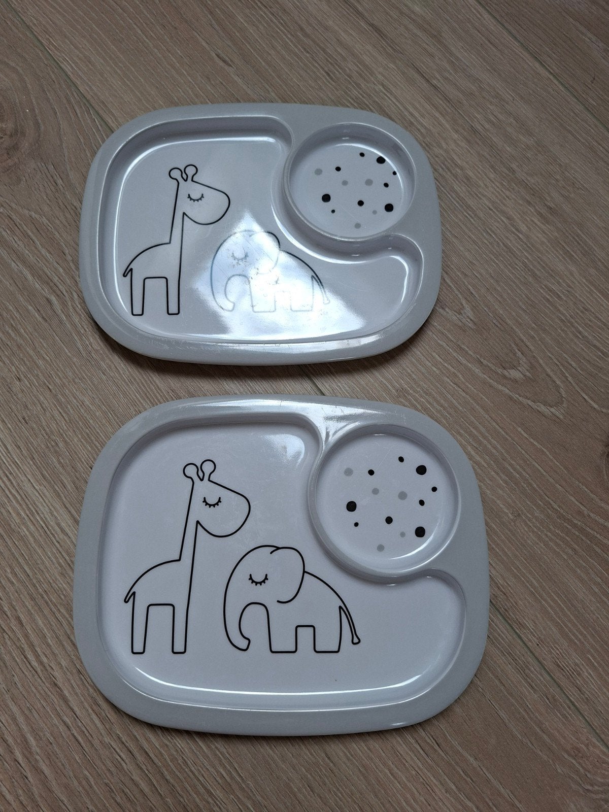 2x Done by Deer kind bord inclusief extra vakje, Ophalen of Verzenden, Gebruikt, Overige typen, Overige merken