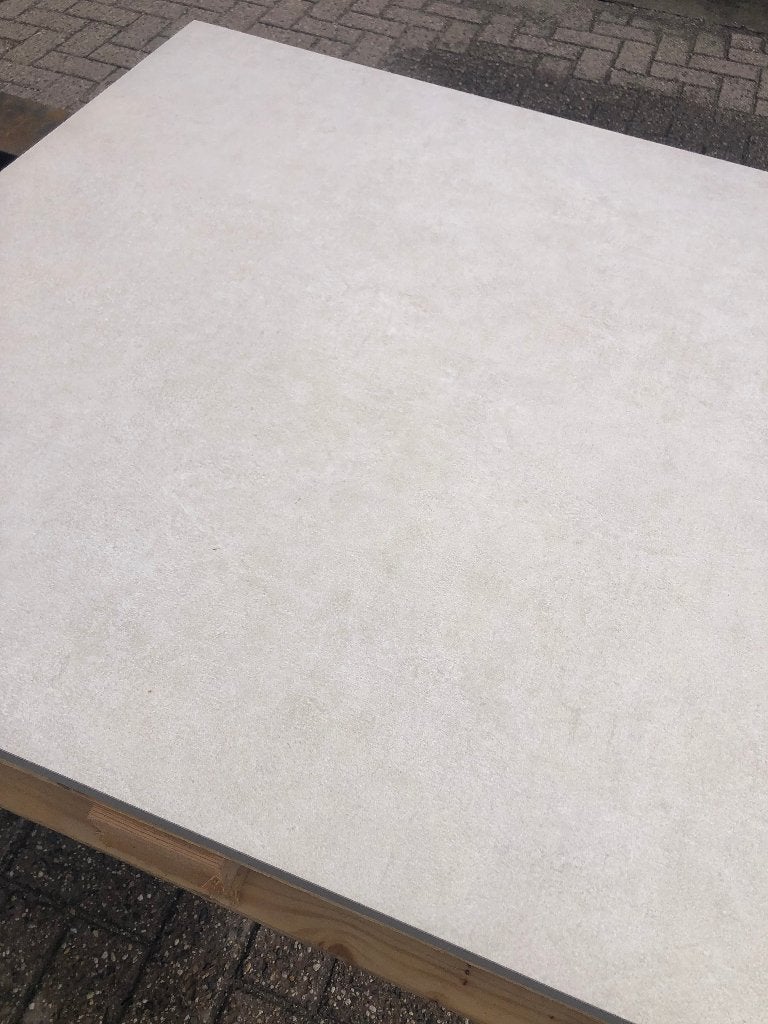 Keramische terrastegels Pearl Ivoorkleur 100x100x2 cm, Keramiek, Nieuw, Ophalen of Verzenden, 10 m² of meer