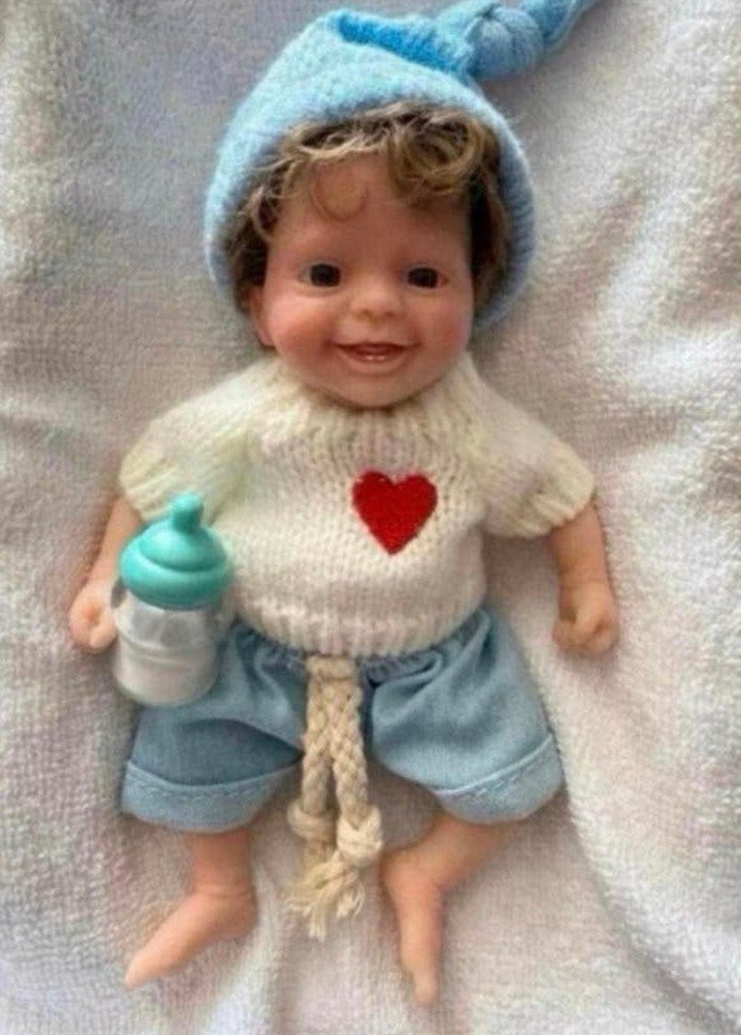Prematuur siliconen baby popje 15 cm 🥰🧸, Verzenden, Nieuw, Pop, Levensecht of Reborn