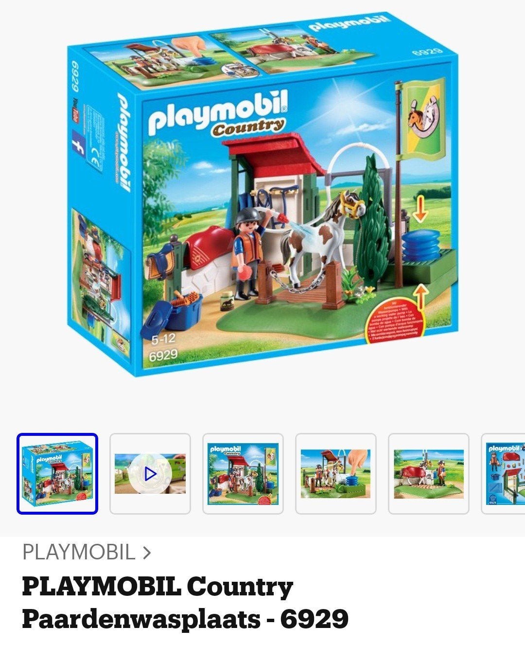Grote Playmobil Paarden Set, Ophalen, Zo goed als nieuw