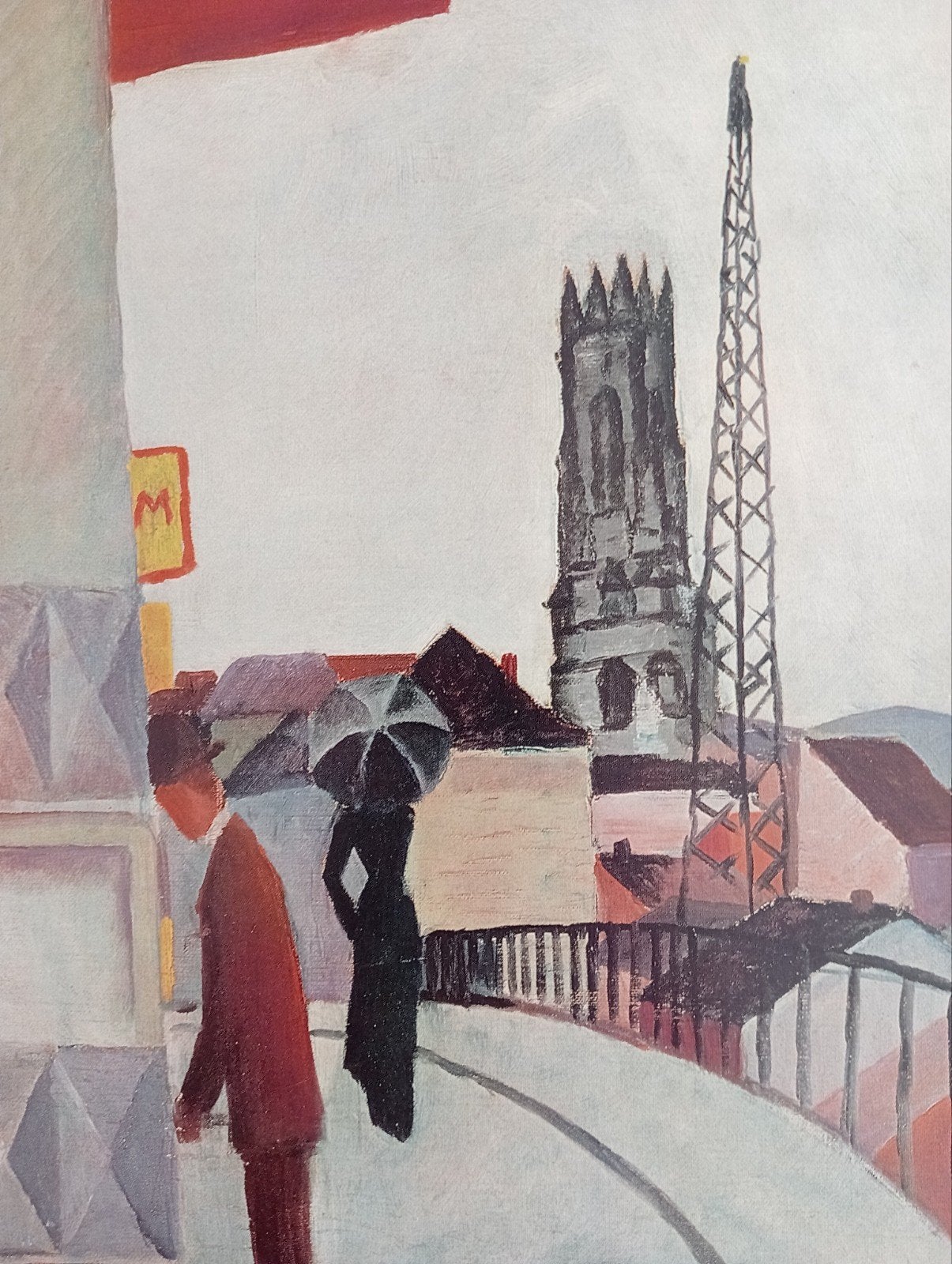 August Macke offset prent 1966, Ophalen of Verzenden
