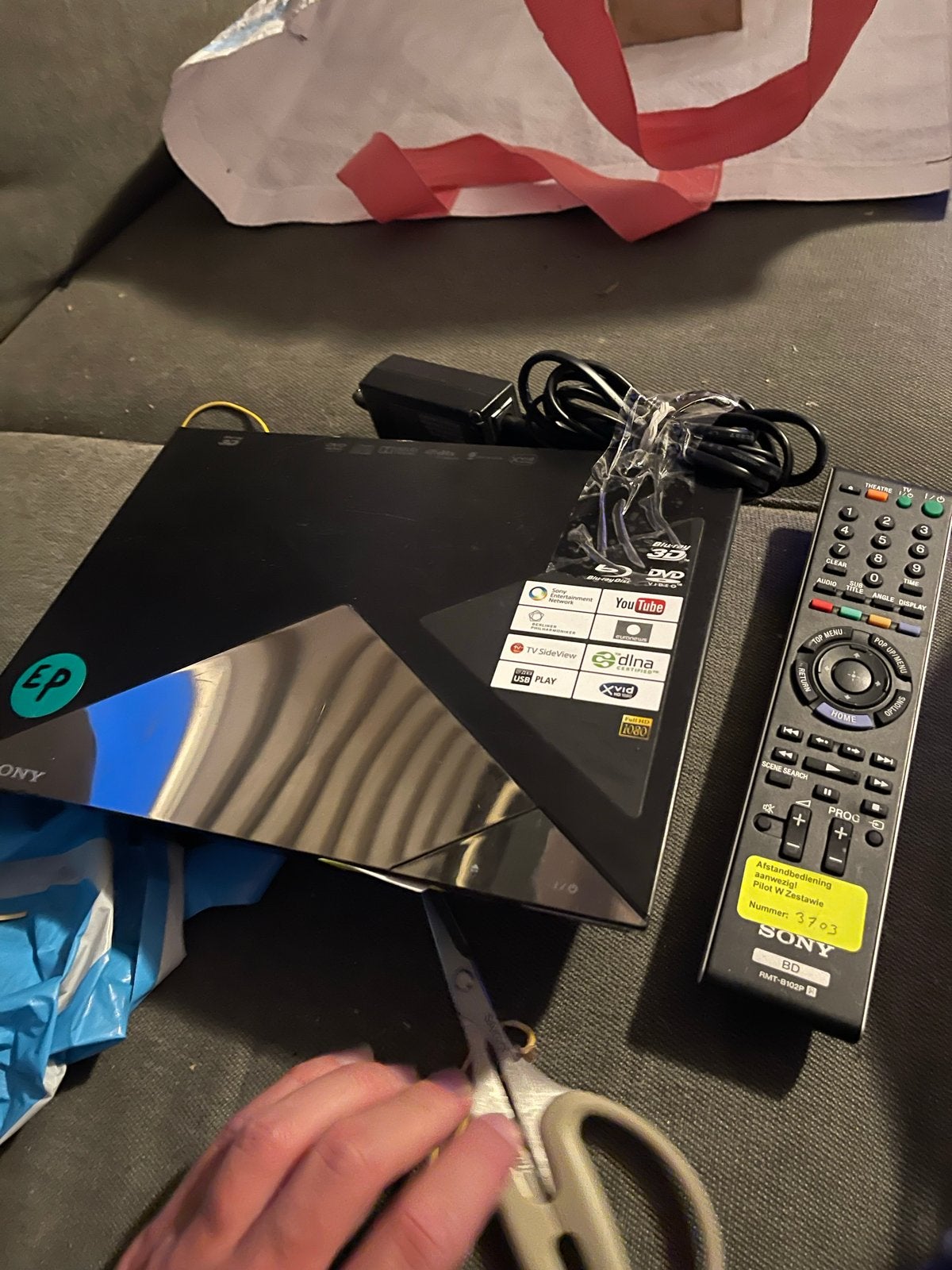 Sony Blu-ray Disc/DVD Speler BDP-S4100 met afstandsbediening, Audio, Tv en Foto, Blu-ray-spelers, Ophalen of Verzenden, Zo goed als nieuw