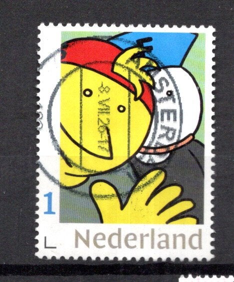 gestempelde zegel. Jaar 2018: fokke en sukke fijne tanding, Ophalen of Verzenden, Na 1940, Gestempeld