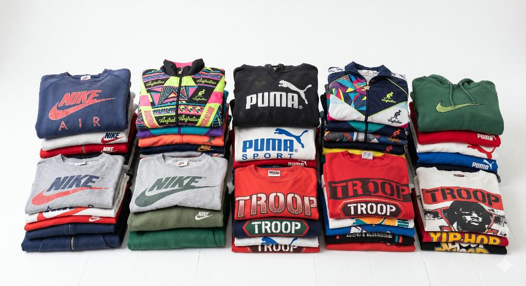Partij Kleding (Box van 5 KILO) - Vintage Merkkleding Partij, Kleding | Dames, Verzenden, Amsterdam, Maat 42/44 (L), Rutger@dealfixers.nl