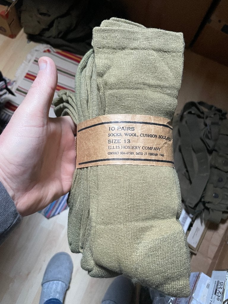 WW2 US kleding, sokken, Ophalen of Verzenden, Landmacht, Amerika, Kleding of Schoenen