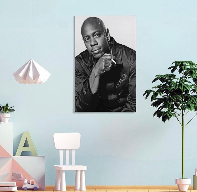 Nieuwe canvas poster Dave Chappelle Komedie Acteur, Deurposter of groter, Vierkant, Nieuw, Ophalen of Verzenden