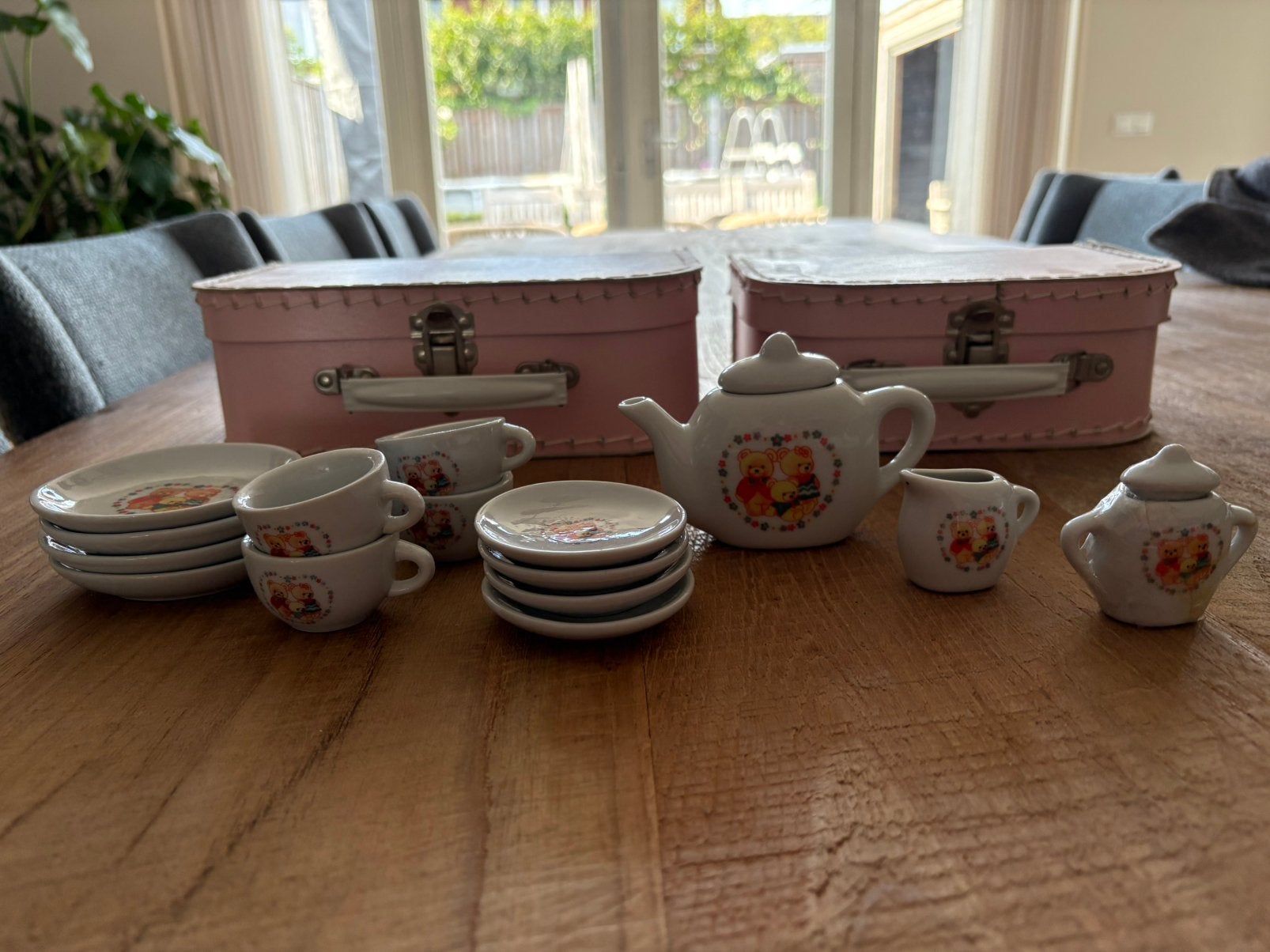 Poppen servies, kinder speel servies, Ophalen of Verzenden, Zo goed als nieuw