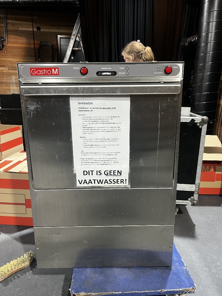 Castro M Glazenspoel machine, Witgoed en Apparatuur, Ophalen, Gebruikt, 60 cm of meer