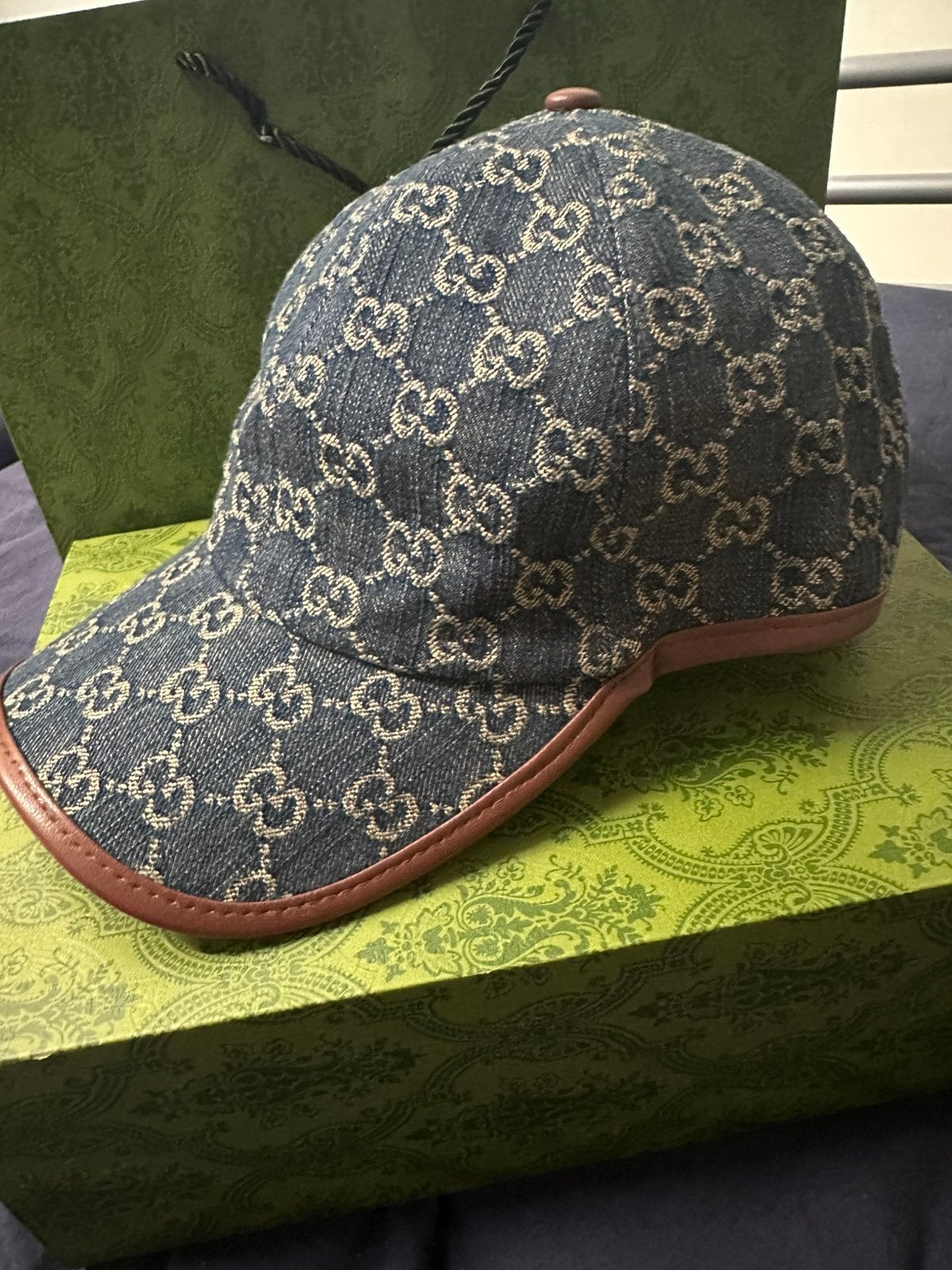 Gucci pet blauw, Kleding | Heren, Hoeden en Petten, Ophalen of Verzenden, Nieuw, One size fits all, Pet