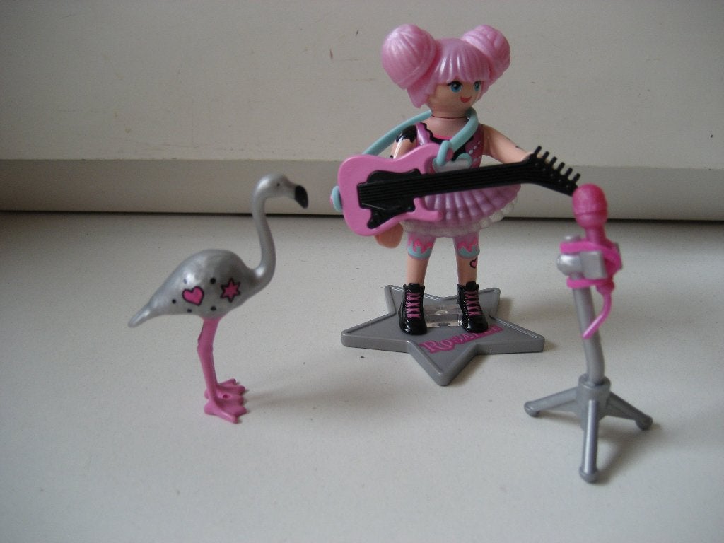 playmobil zangeres rosalee met haar gitaar, Kinderen en Baby's, Ophalen of Verzenden, Zo goed als nieuw
