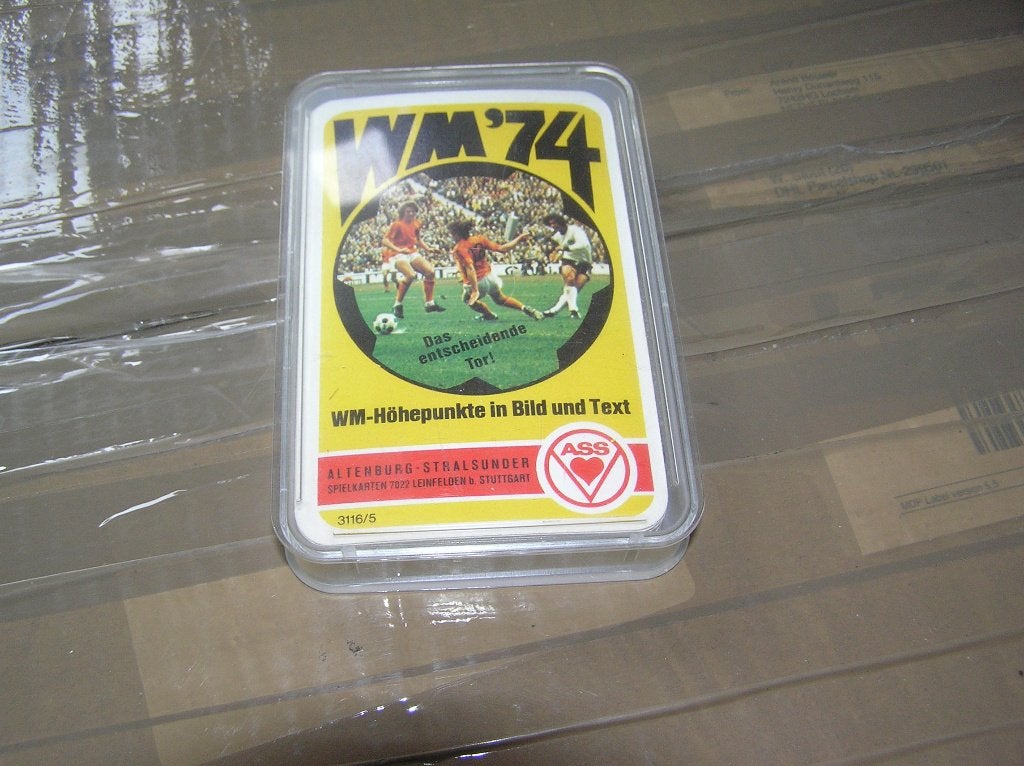 WM '74 Kwartetspel, Drie of vier spelers, Ophalen of Verzenden, Zo goed als nieuw, ASS