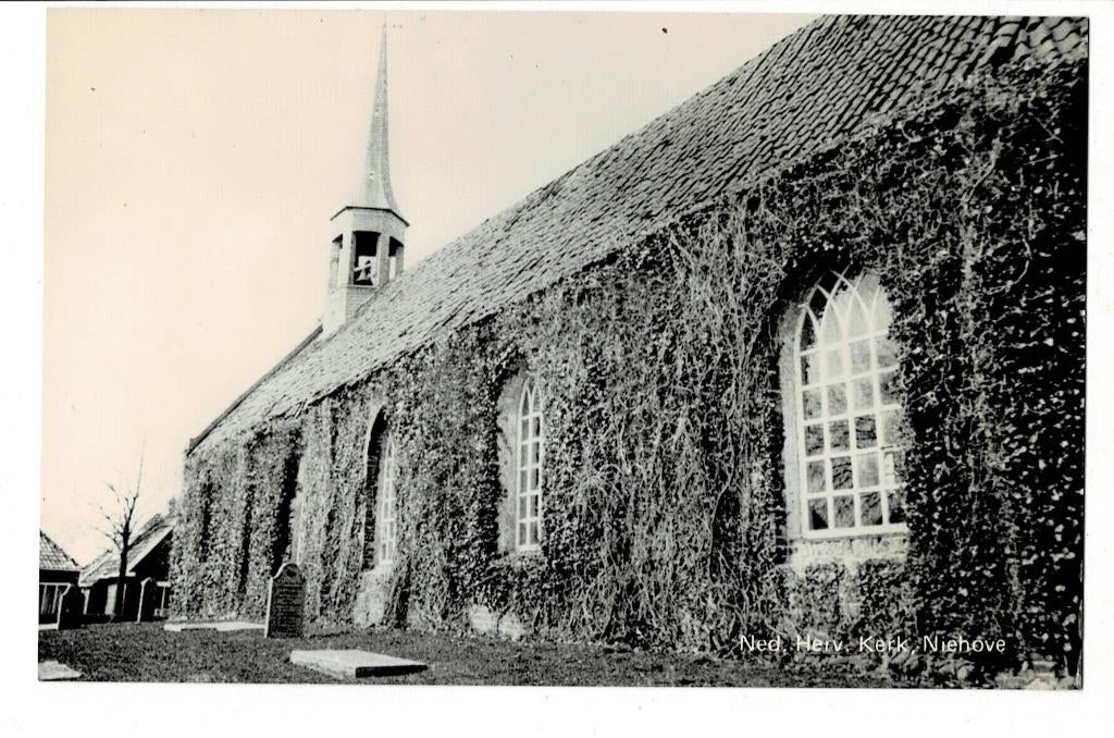 Niehove, Kerk, Ophalen of Verzenden, Ongelopen, Groningen