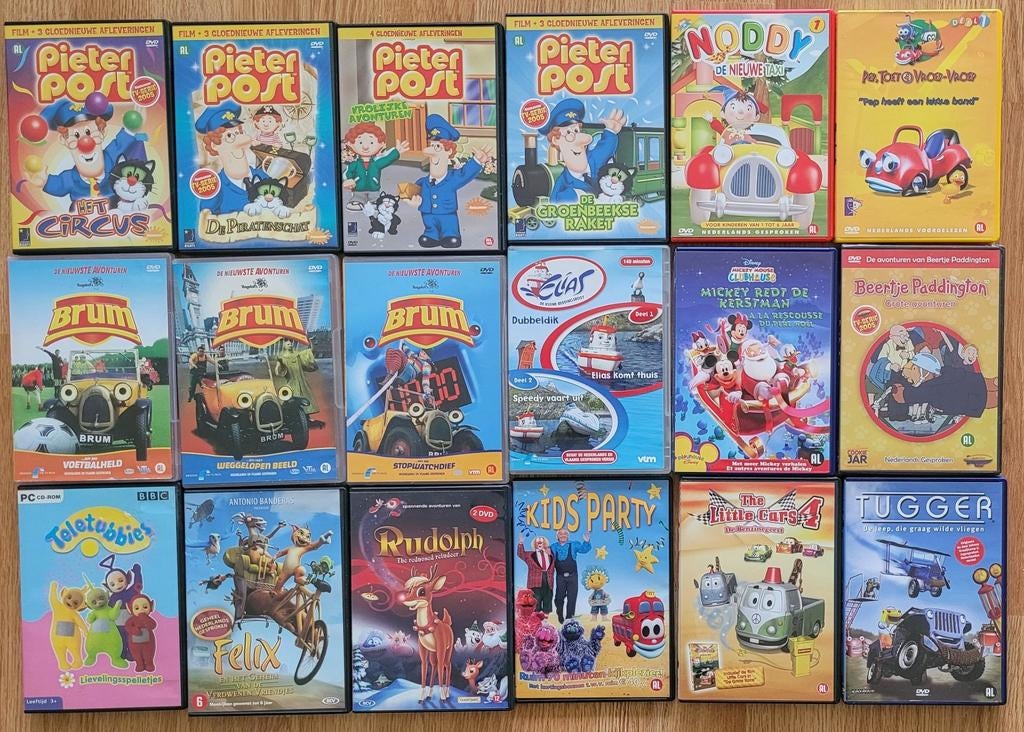 Collectie kinder dvd's, Cd's en Dvd's, Dvd's | Kinderen en Jeugd, Avontuur, Gebruikt, Alle leeftijden, Ophalen of Verzenden