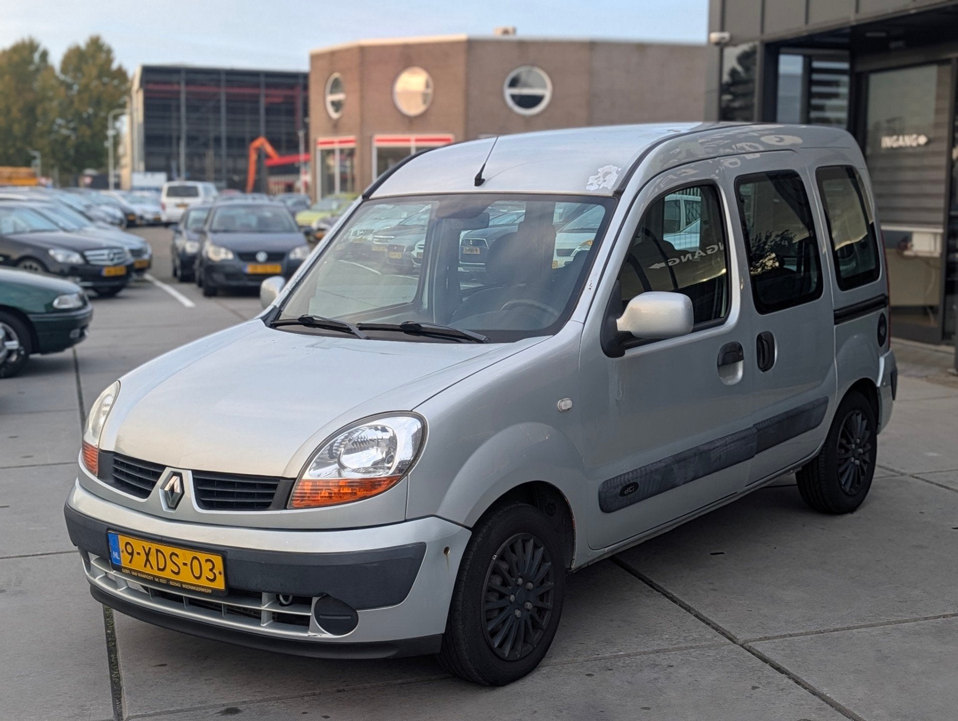 Renault Kangoo 1.5 dCi Expression Luxe - Airco, Auto's, Voorwielaandrijving, Gebruikt, Zwart, 4 cilinders