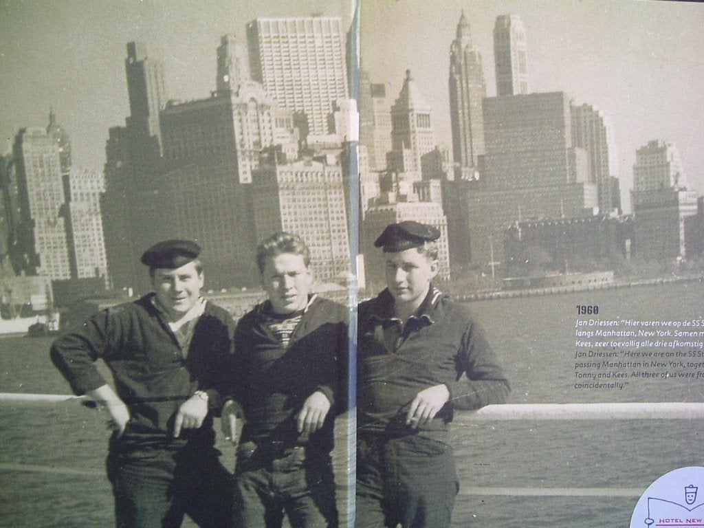 Holland Amerika Lijn / Hotel New York. Hier is het gebeurd., 20e eeuw of later, Ophalen of Verzenden, Zo goed als nieuw, Karelse & den Besten