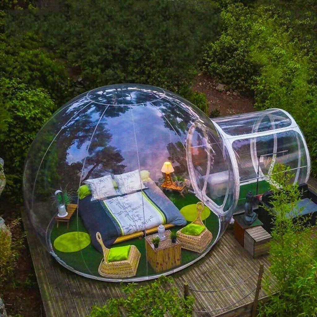 Doorzichtige Ronde Opblaasbare Koepeltent. Partytent 4x6m., Ophalen of Verzenden, Nieuw, 5 tot 8 meter, Overige typen