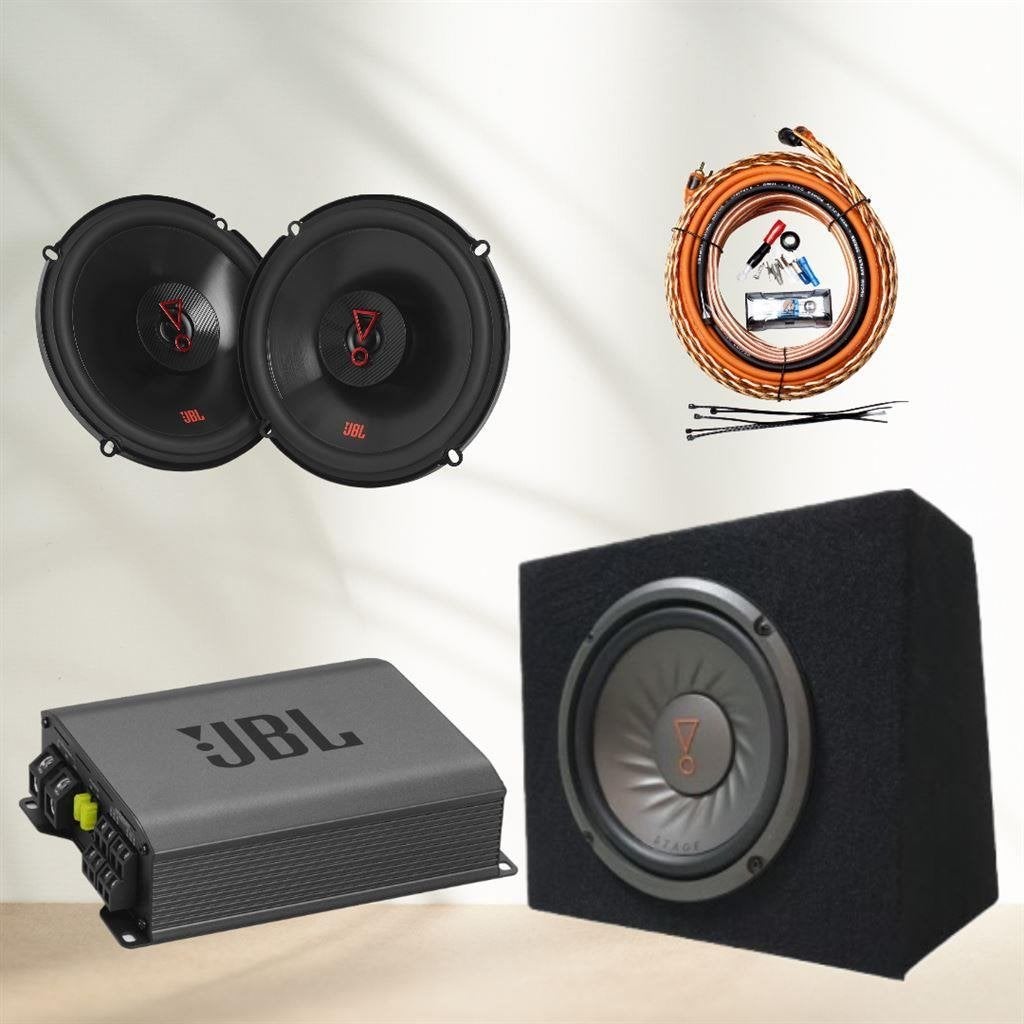 Complete JBL set 16,5 cm speakers ,10Inch Sub en versterker, ., Nieuw, Ophalen of Verzenden, .