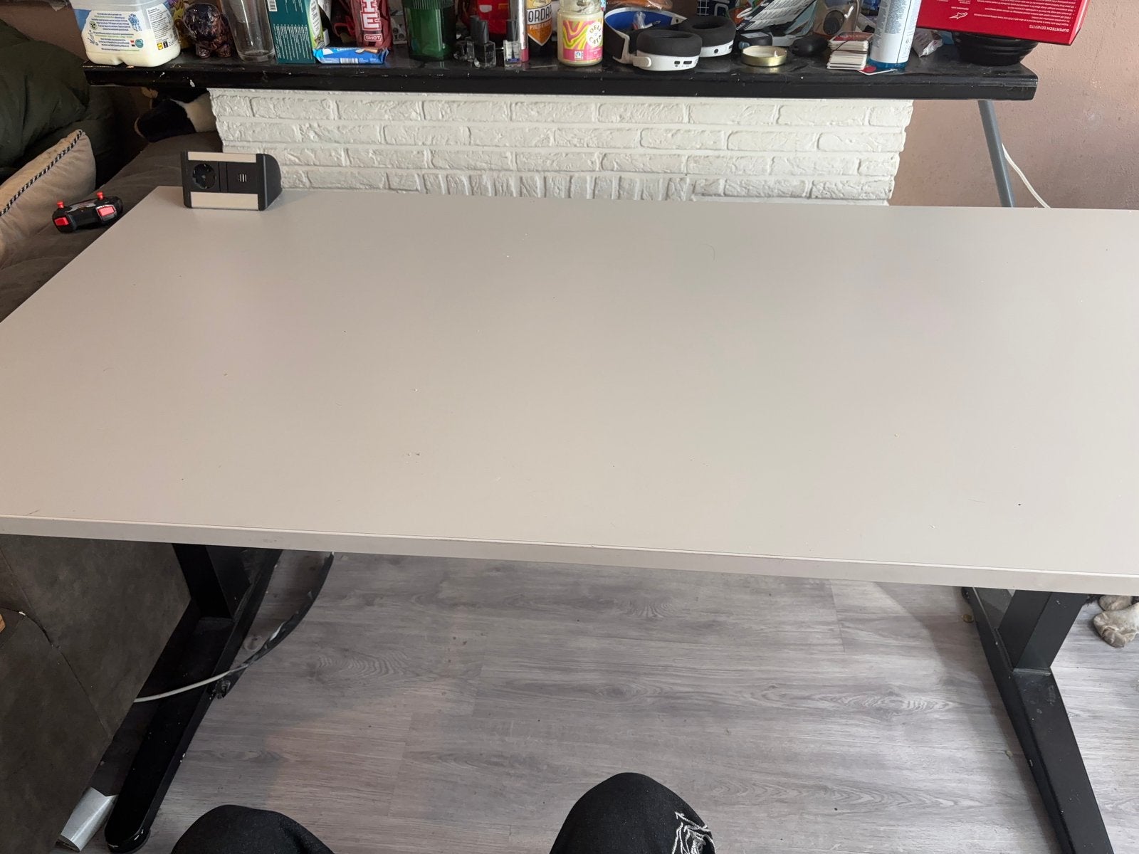Zit sta bureau elektronisch 160x80, Huis en Inrichting, Bureaus, Ophalen, Zo goed als nieuw