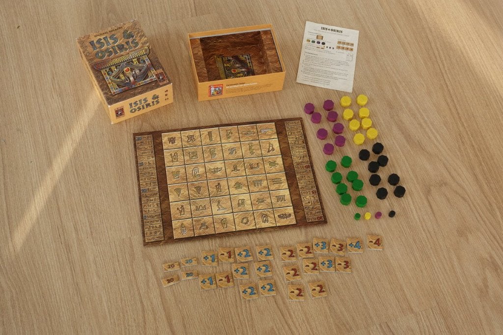 Isis & Osiris, Hobby en Vrije tijd, Gezelschapsspellen | Bordspellen, Een of twee spelers, Ophalen, Zo goed als nieuw, 999 Games