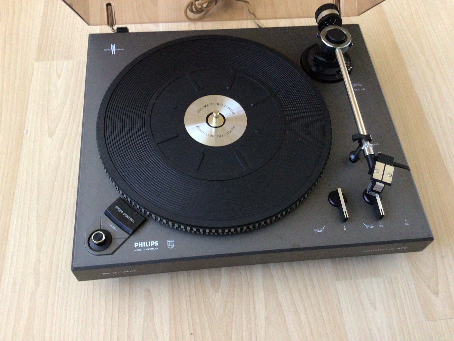 Platenspeler Philips 673, Audio, Tv en Foto, Ophalen of Verzenden, Zo goed als nieuw, Philips