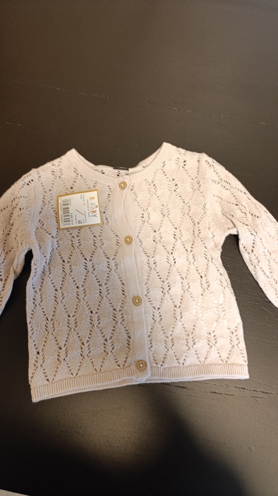 Nieuw B-BABY gebreid vestje maat 68 (4-6 maanden), Ophalen of Verzenden, Nieuw, B-BABY, Jongetje of Meisje