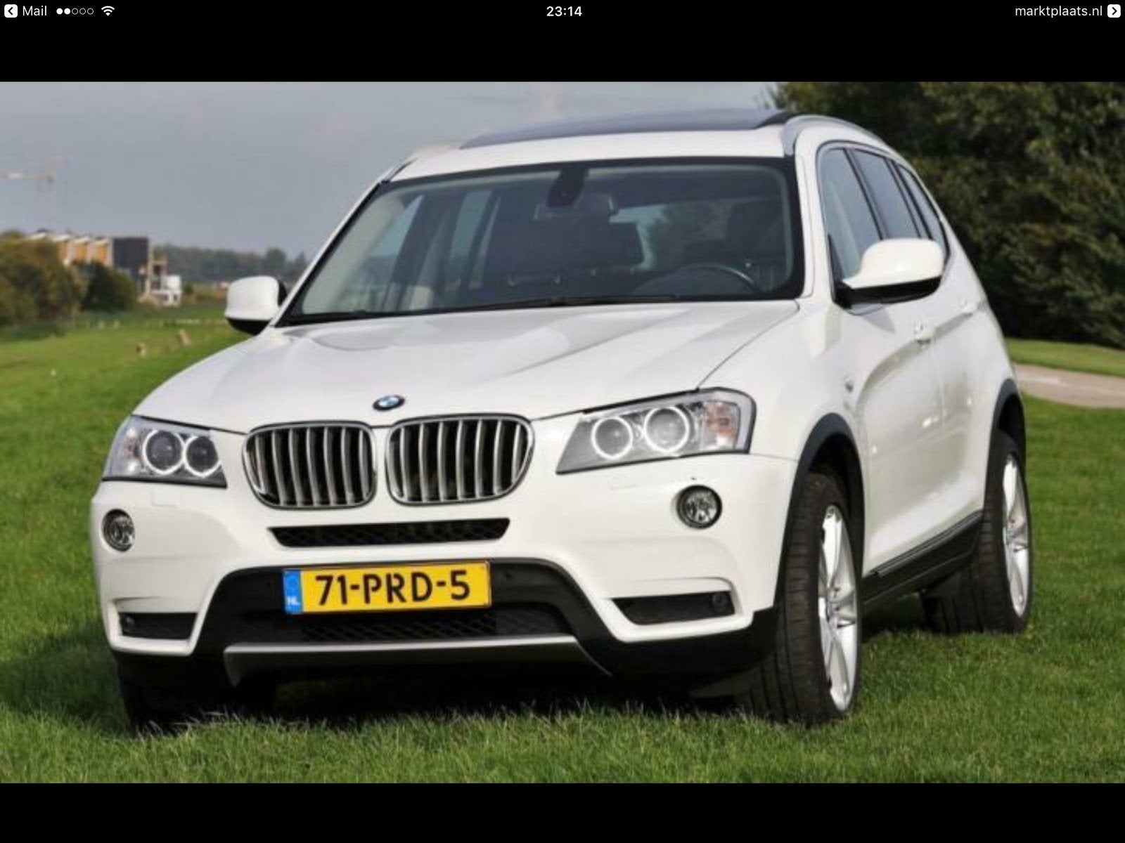 BMW X3 2.0 D Xdrive 20D AUT 2011 Wit, Auto's, 1995 cc, 2000 kg, Wit, Origineel Nederlands