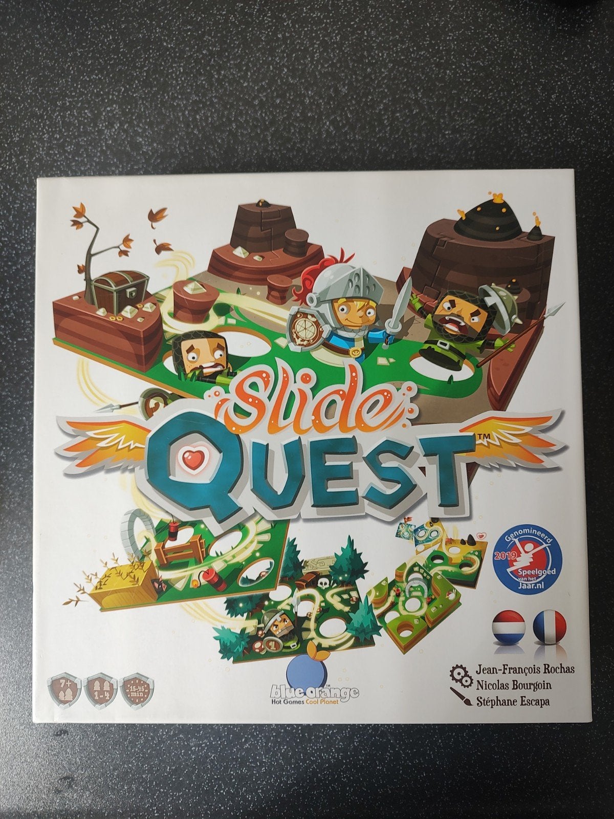 Slide Quest Bordspel - Compleet en Zo Goed als Nieuw, Ophalen of Verzenden, Zo goed als nieuw