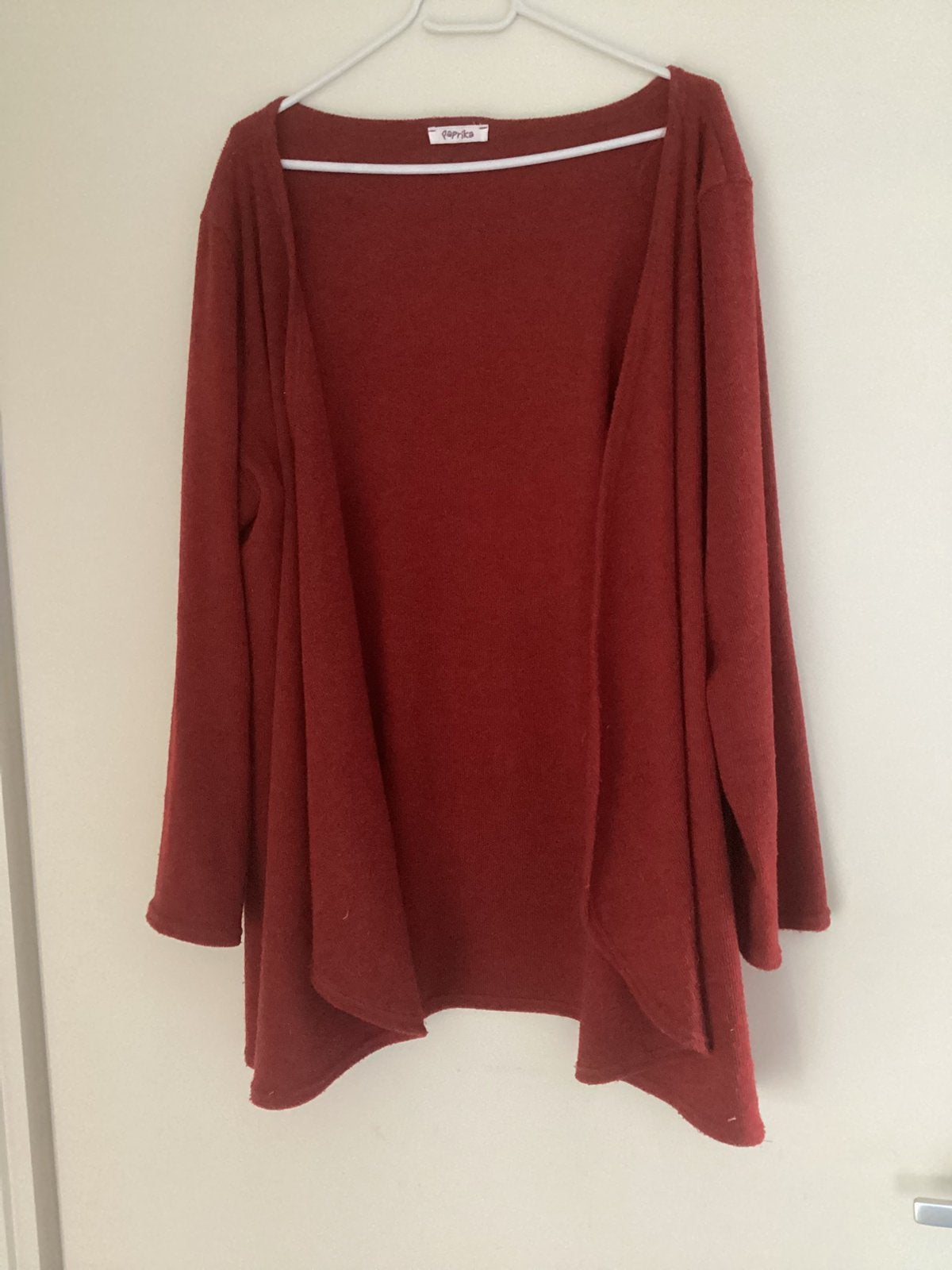 Rood vest van Paprika, Ophalen of Verzenden, Zo goed als nieuw, Rood, Trui of Vest