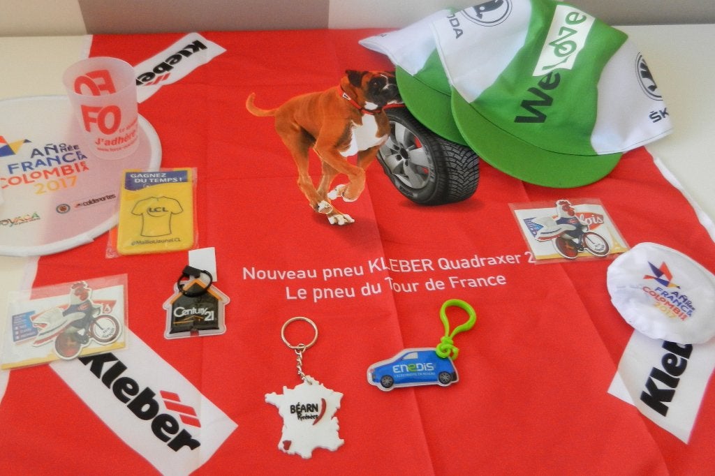 Spullen Tour de France 2017, Verzamelen, Ophalen of Verzenden, Zo goed als nieuw, Overige sporten, Overige typen