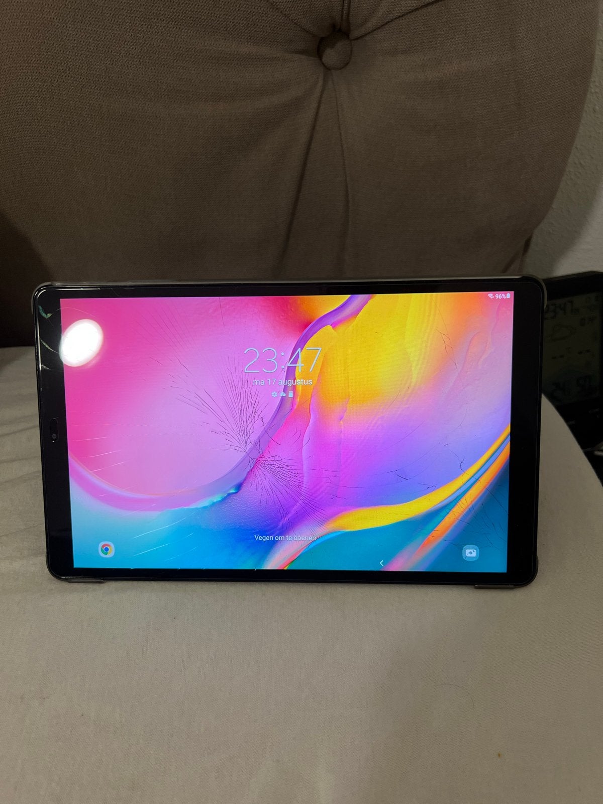 Samsung Galaxy Tab A SM-T510 met gebarsten scherm, 10 inch, 32 GB, Ophalen of Verzenden, Niet werkend