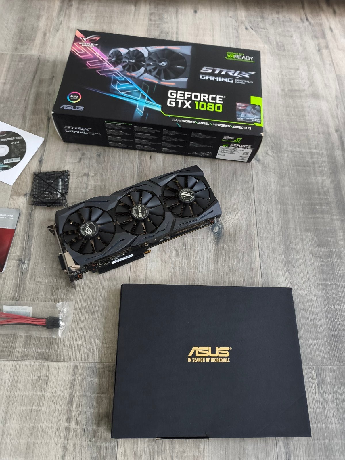 asus rog strix 1080 als nieuw. compleet, Computers en Software, Ophalen of Verzenden, Zo goed als nieuw, GDDR5, PCI-Express 3