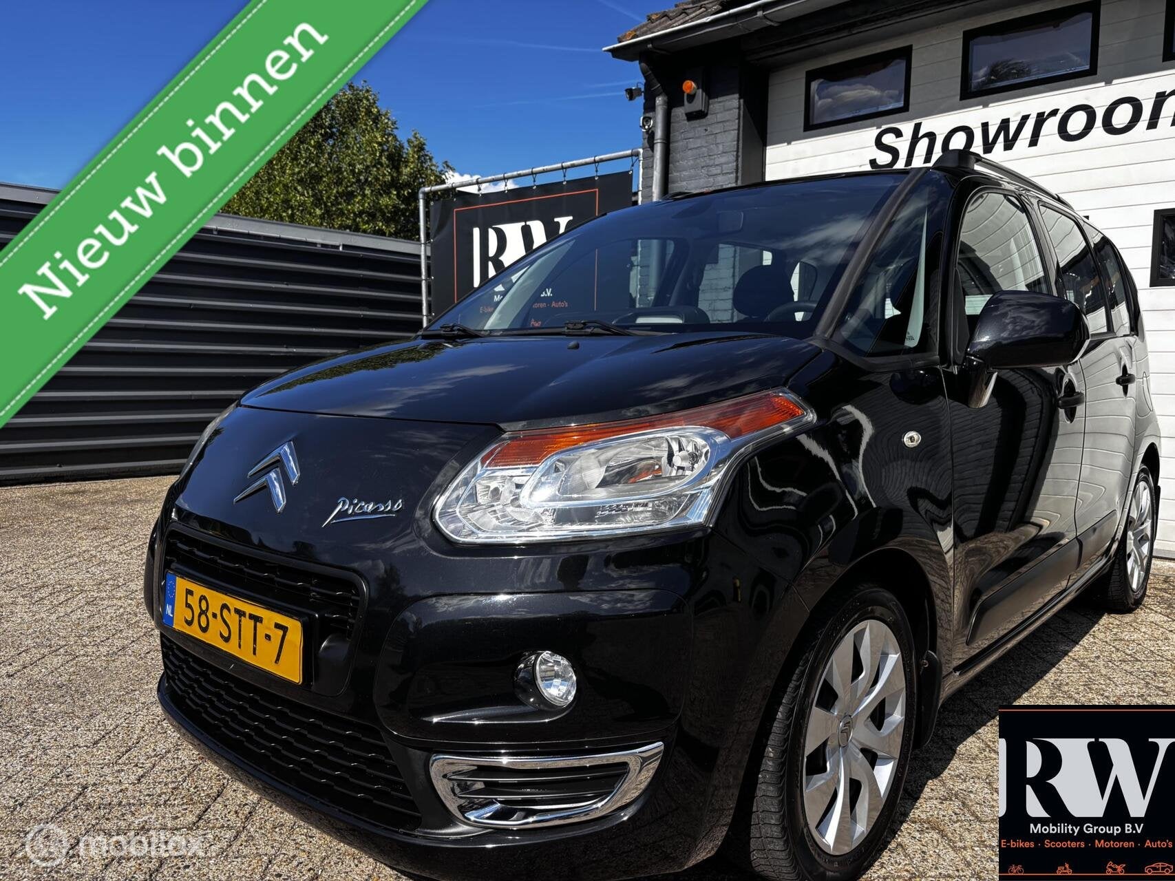 Citroen C3 Picasso 1.4 VTi Exclusive NAP*A/C*TREKHAAK*CRUISE, Auto's, Voorwielaandrijving, Euro 5, Gebruikt, Zwart