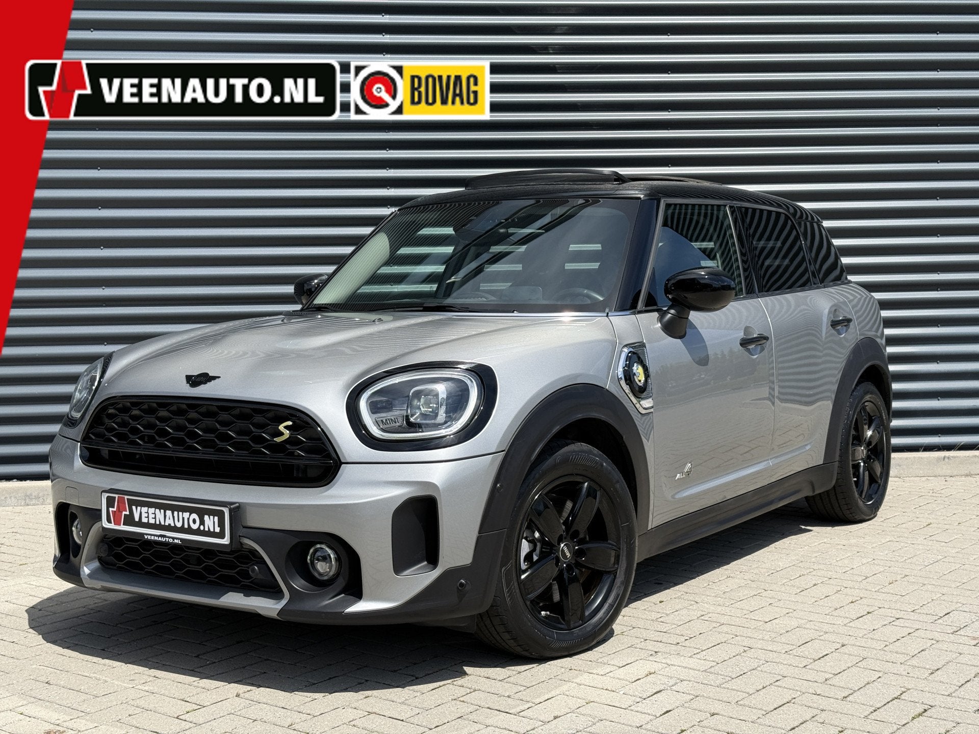 MINI Countryman 2.0 Cooper SE ALL4 Pano/H&K/Leder/Camera, Auto's, Mini, Automaat, Dealer onderhouden, Gebruikt, Zwart