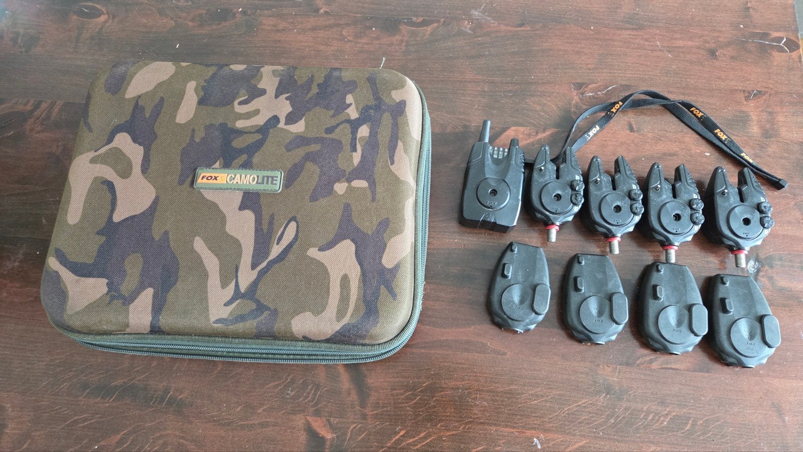 Fox mx+ 4+1 piepers + Fox Camolite RX+ Micron case, Verzenden, Zo goed als nieuw, Koffer of Tas